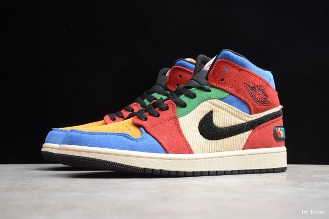 the Blue 1 Mid SE Jordan Great Air CU2805-100 Fearless 0707
